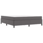 vidaXL Rám postele s matracmi Sivá 180 x 200 cm látka – Obrázok 6