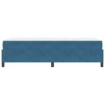 vidaXL Rám postele s matracmi Tmavomodrá 90 x 200 cm látka – Obrázok 5