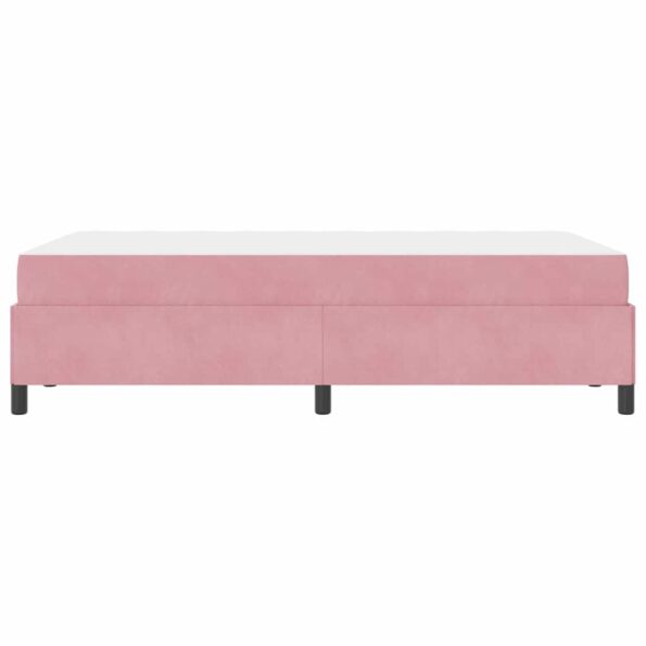 vidaXL Rám postele s matracmi Ružová 120 x 200 cm látka – Obrázok 5