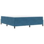 vidaXL Rám postele s matracmi Tmavomodrá 180 x 200 cm látka – Obrázok 11