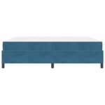 vidaXL Rám postele s matracmi Tmavomodrá 180 x 200 cm látka – Obrázok 5