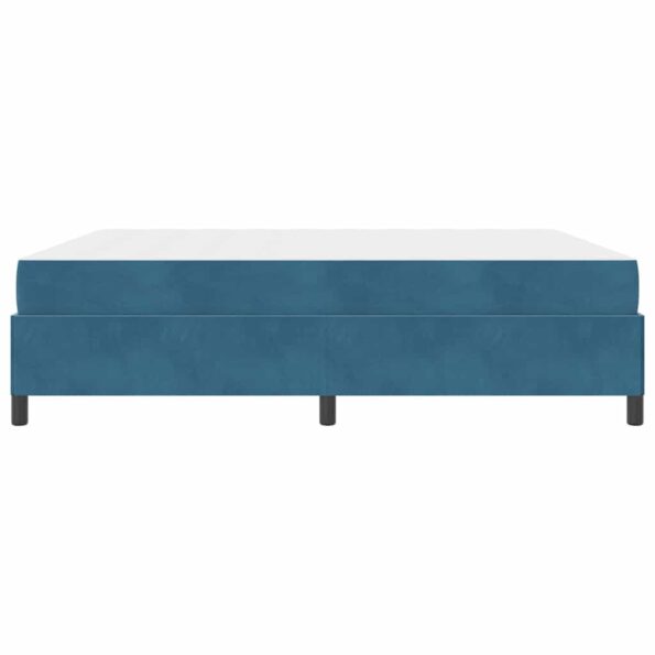 vidaXL Rám postele s matracmi Tmavomodrá 180 x 200 cm látka – Obrázok 5