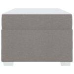 vidaXL Rám postele Iný Sivohnedá 80 x 200 cm látka – Obrázok 4