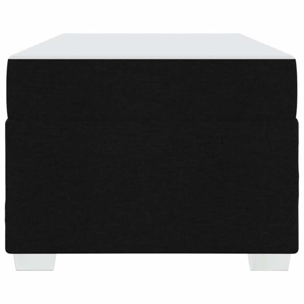 vidaXL Rám postele Iný Čierna 90 x 190 cm látka – Obrázok 4