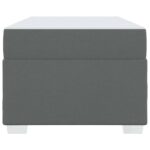 vidaXL Rám postele Iný Tmavo šedá 90 x 200 cm látka – Obrázok 4