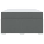 vidaXL Rám postele Iný Tmavo šedá 120 x 200 cm látka – Obrázok 4