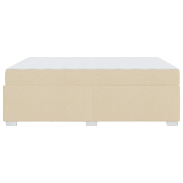 vidaXL Rám postele s matracmi Krémová 160 x 200 cm látka – Obrázok 7