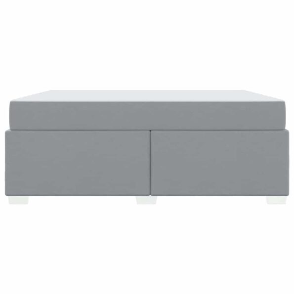 vidaXL Rám postele Iný Svetlosivá 180 x 200 cm látka – Obrázok 4