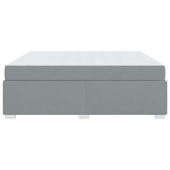 vidaXL Rám postele Iný Svetlosivá 180 x 200 cm látka – Obrázok 5