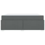 vidaXL Rám postele Iný Tmavo šedá 180 x 200 cm látka – Obrázok 6