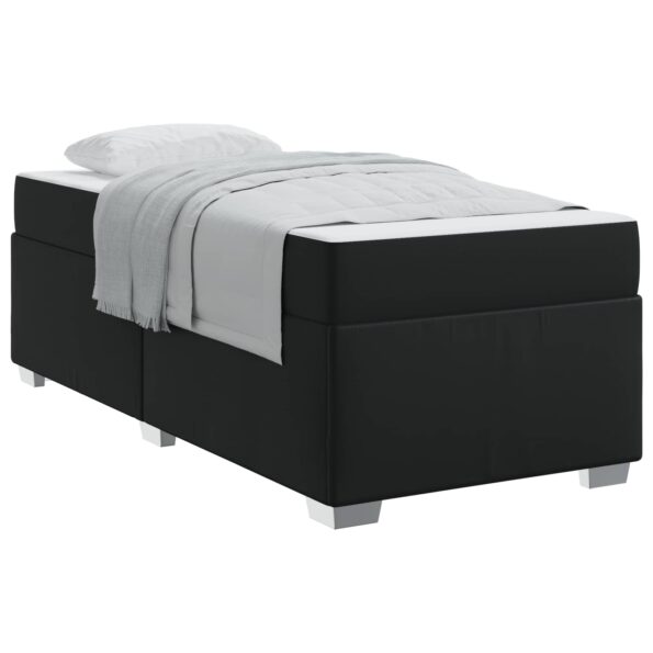 vidaXL Rám postele s matracmi Čierna 80 x 200 cm látka – Obrázok 10