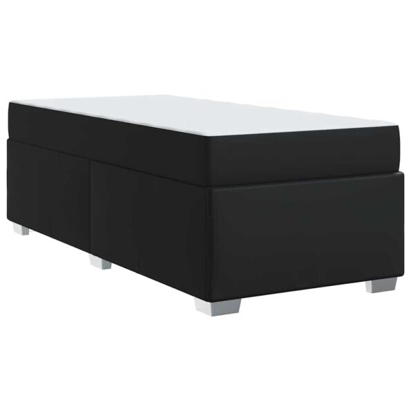 vidaXL Rám postele s matracmi Čierna 80 x 200 cm látka – Obrázok 6