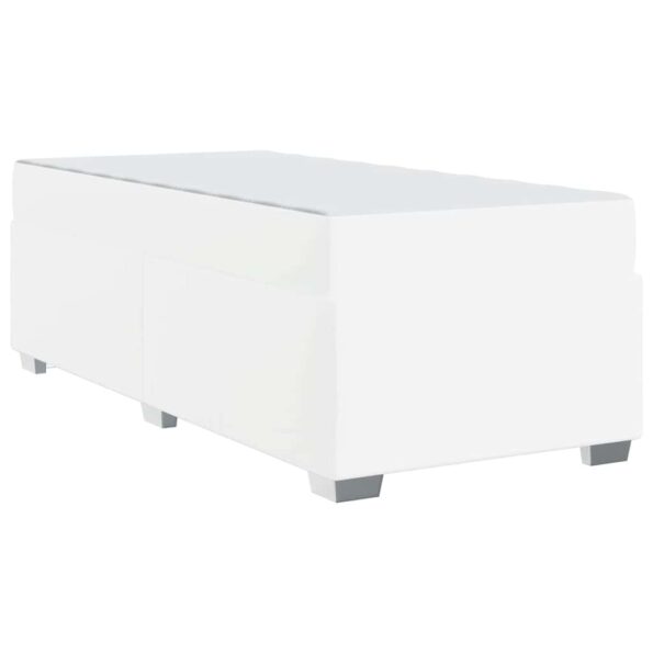 vidaXL Rám postele Iný Biela 80 x 200 cm Umelá koža – Obrázok 6