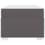 vidaXL Rám postele Iný Sivá 80 x 200 cm Umelá koža – Obrázok 4