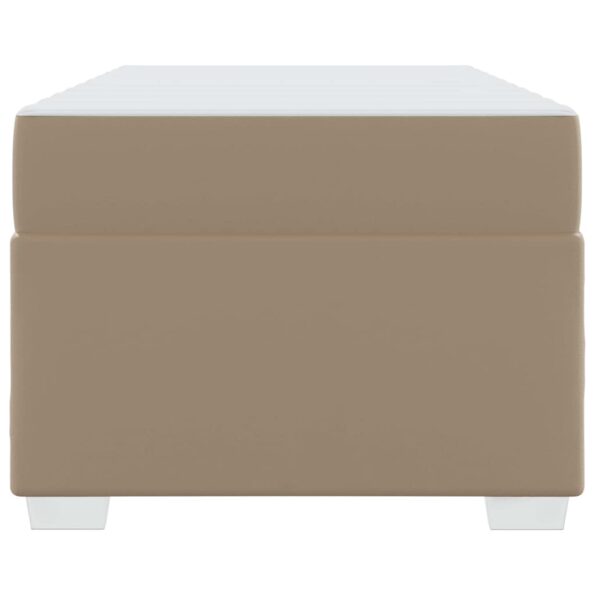 vidaXL Rám postele Iný Kapučínová 80 x 200 cm Umelá koža – Obrázok 4