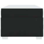 vidaXL Rám postele Iný Čierna 90 x 190 cm Umelá koža – Obrázok 4