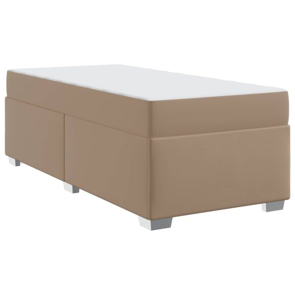 vidaXL Rám postele s matracmi Kapučínová 90 x 200 cm látka – Obrázok 2