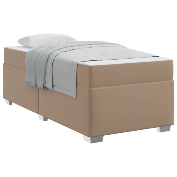 vidaXL Rám postele s matracmi Kapučínová 90 x 200 cm látka – Obrázok 3