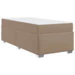 vidaXL Rám postele s matracmi Kapučínová 90 x 200 cm látka – Obrázok 8