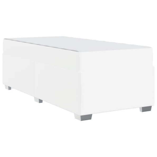 vidaXL Rám postele Iný Biela 100 x 200 cm Umelá koža – Obrázok 8