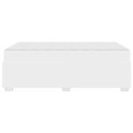 vidaXL Rám postele Iný Biela 120 x 190 cm Umelá koža – Obrázok 7