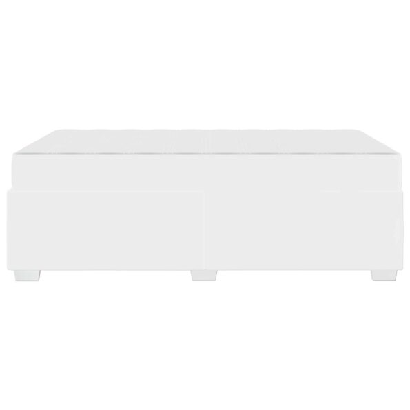 vidaXL Rám postele Iný Biela 120 x 190 cm Umelá koža – Obrázok 7