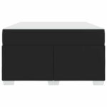 vidaXL Rám postele Iný Čierna 120 x 200 cm Umelá koža – Obrázok 6