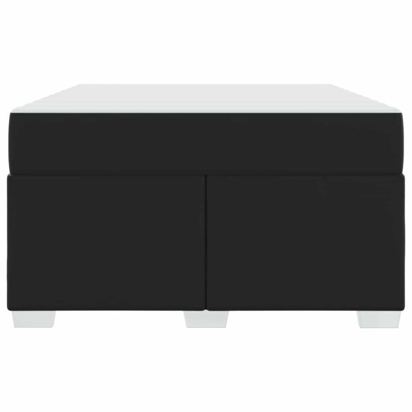 vidaXL Rám postele Iný Čierna 120 x 200 cm Umelá koža – Obrázok 6