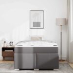 vidaXL Rám postele Iný Sivá 120 x 200 cm Umelá koža – Obrázok 2