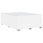 vidaXL Rám postele Iný Biela 140 x 200 cm Umelá koža – Obrázok 6