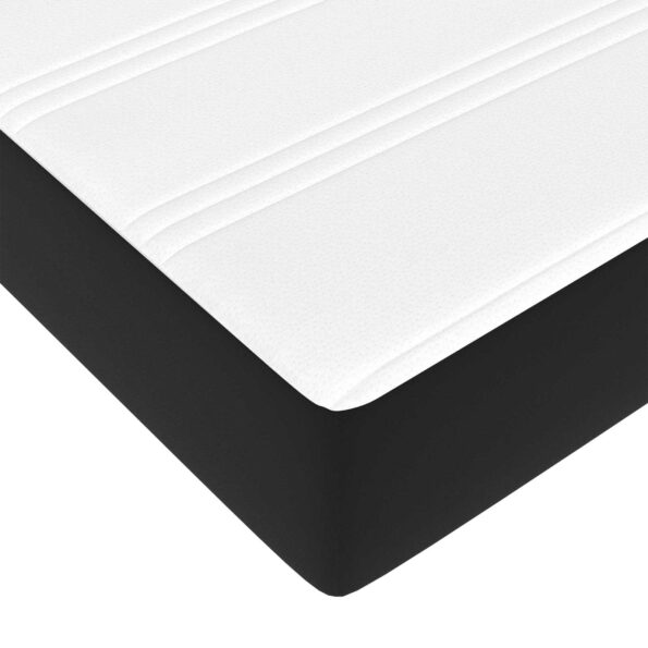 vidaXL Rám postele s matracmi Čierna 160 x 200 cm látka – Obrázok 10