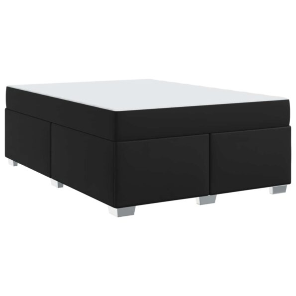 vidaXL Rám postele s matracmi Čierna 160 x 200 cm látka – Obrázok 2