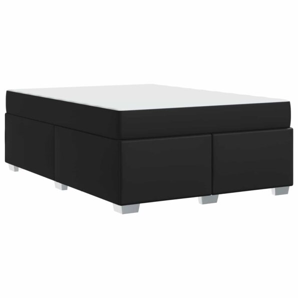 vidaXL Rám postele s matracmi Čierna 160 x 200 cm látka – Obrázok 8