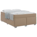 vidaXL Rám postele s matracmi Kapučínová 160 x 200 cm látka – Obrázok 10