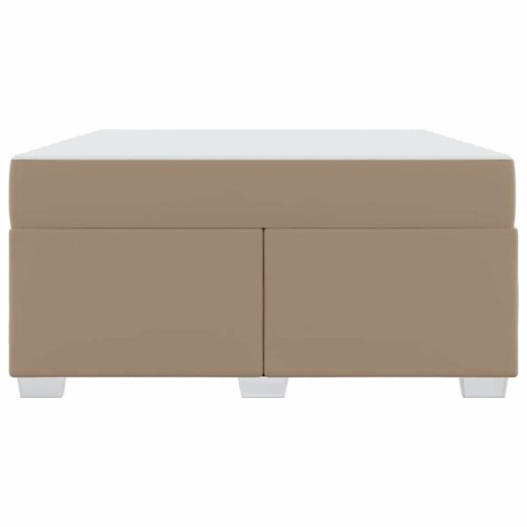 vidaXL Rám postele s matracmi Kapučínová 160 x 200 cm látka – Obrázok 4