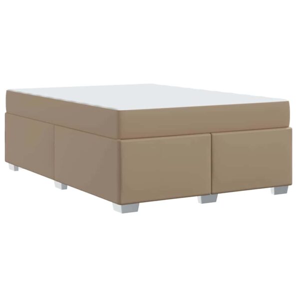 vidaXL Rám postele s matracmi Kapučínová 160 x 200 cm látka – Obrázok 6