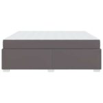 vidaXL Rám postele Iný Sivá 180 x 200 cm Umelá koža – Obrázok 5