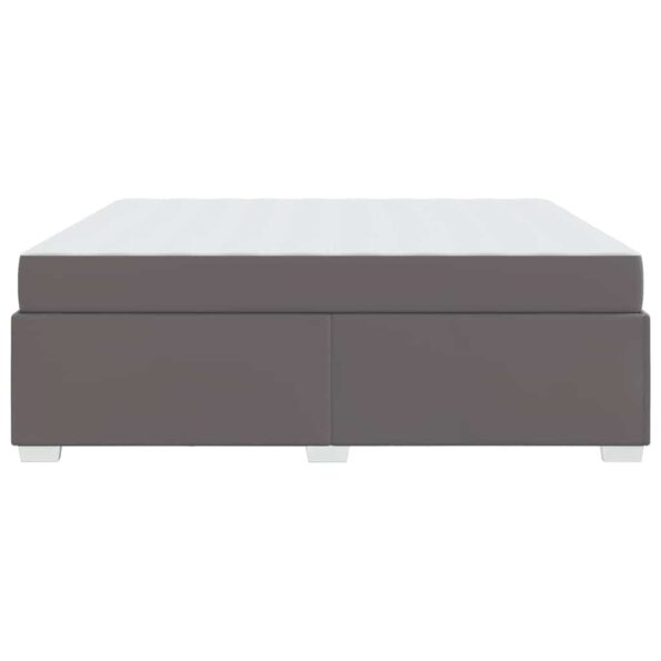 vidaXL Rám postele Iný Sivá 180 x 200 cm Umelá koža – Obrázok 5