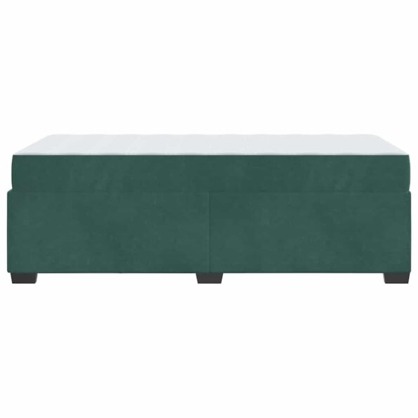 vidaXL Rám postele s matracmi Tmavozelená 80 x 200 cm látka – Obrázok 5