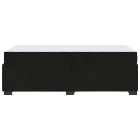vidaXL Rám postele s matracom Iný Čierna 90 x 200 cm Zamat – Obrázok 5