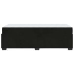 vidaXL Rám postele s matracom Iný Čierna 100 x 200 cm Zamat – Obrázok 5