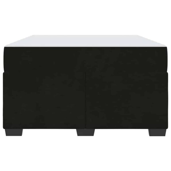 vidaXL Rám postele s matracom Iný Čierna 120 x 200 cm Zamat – Obrázok 4