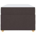 vidaXL Rám postele s matracmi Tmavo hnedá 80 x 200 cm látka – Obrázok 4