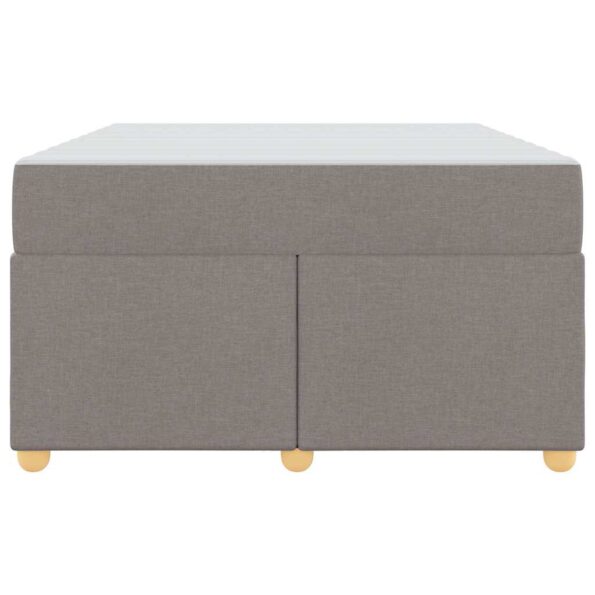 vidaXL Rám postele s matracmi Sivohnedá 120 x 190 cm látka – Obrázok 4