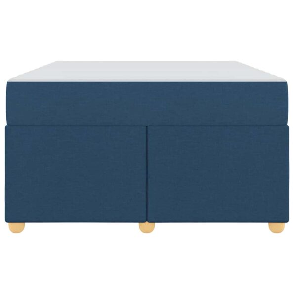 vidaXL Rám postele s matracom Iný Modrá 120 x 190 cm látka – Obrázok 4