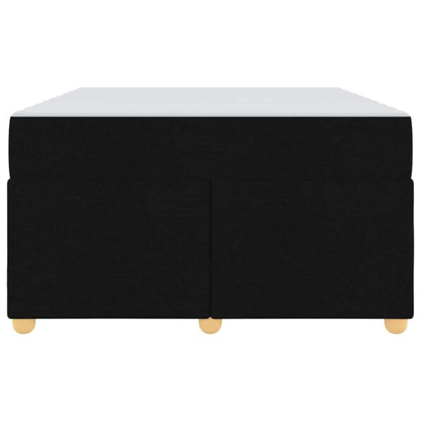 vidaXL Rám postele s matracom Iný Čierna 120 x 200 cm látka – Obrázok 4