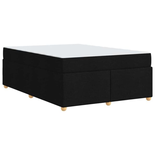 vidaXL Rám postele s matracom Iný Čierna 140 x 200 cm látka – Obrázok 6