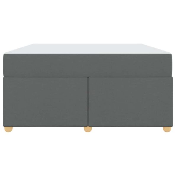 vidaXL Rám postele s matracom Iný Tmavo šedá 160 x 200 cm látka – Obrázok 4