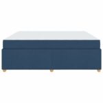 vidaXL Rám postele s matracmi Modrá 180 x 200 cm látka – Obrázok 5