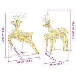 vidaXL LED soby s 180 LED-i 6 pcs Zlatá 64 x 42 x 15 cm PET – Obrázok 8